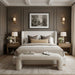 Aurin - Upholstered Bed - Simple Home Plus