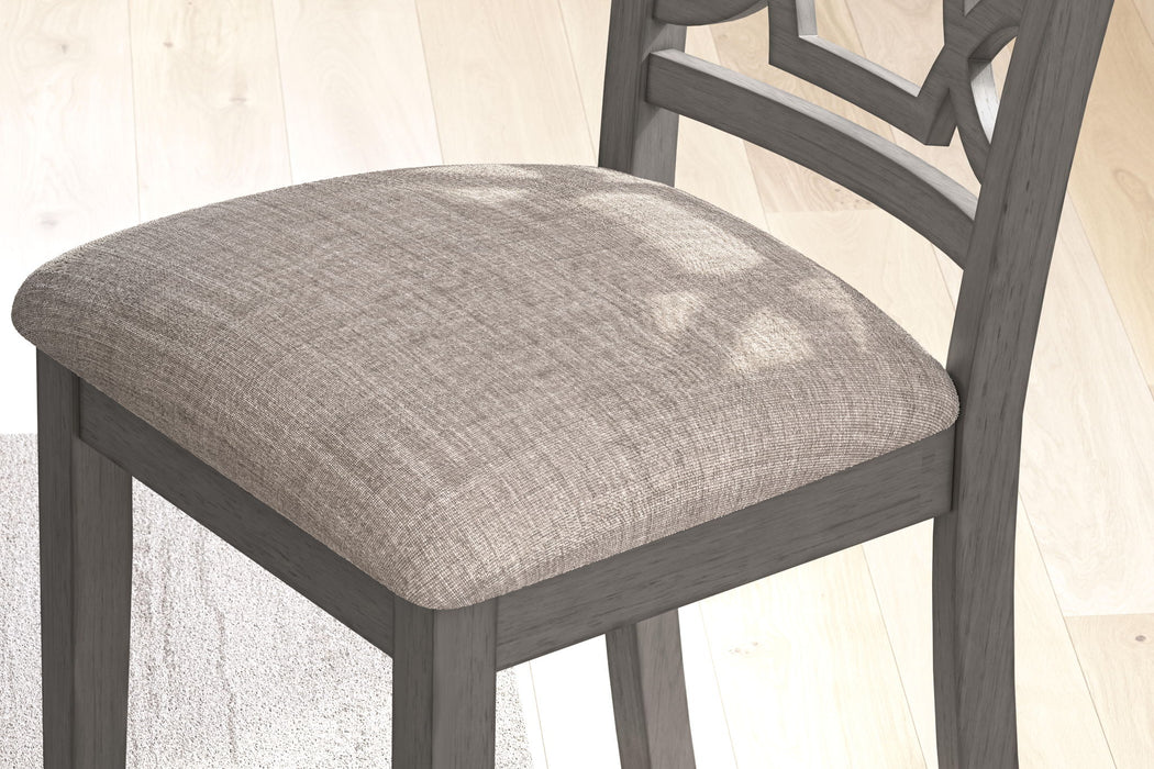 Wrenning - Dining Room Table Set (Set of 6) - Gray - Simple Home Plus