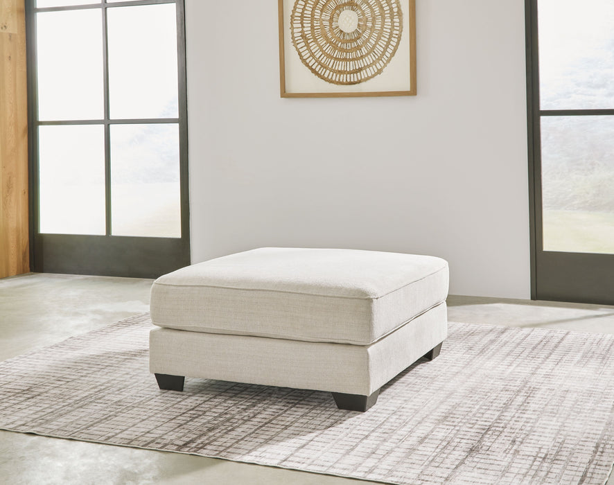 Lerenza - Birch - Oversized Accent Ottoman - Simple Home Plus