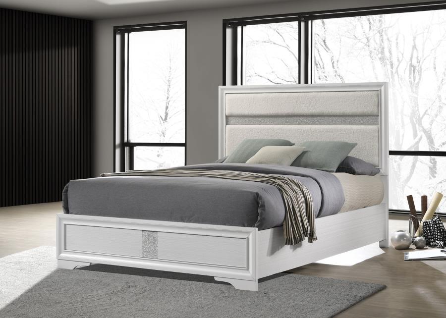 Miranda - Upholstered Panel Bed - Simple Home Plus