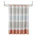 Dawn - Shower Curtain - Coral - Simple Home Plus