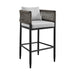 Alegria - Outdoor Patio Bar Stool With Cushions - Simple Home Plus