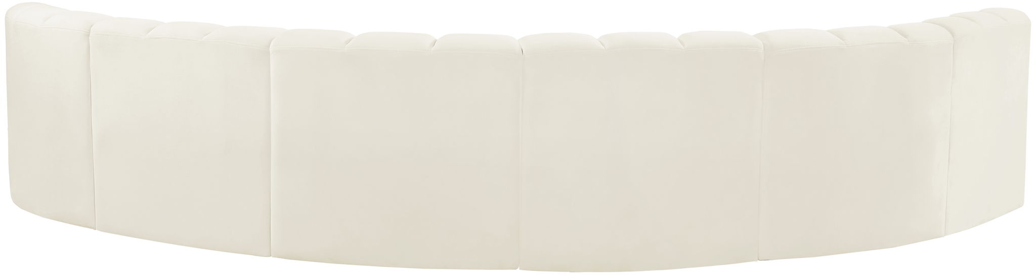 Arc - Velvet 6 Piece U-Shaped Modular Sofa - Simple Home Plus