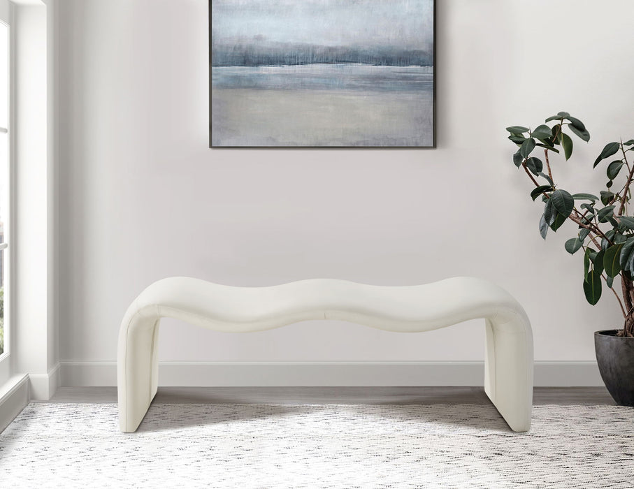 Willow - Faux Leather Bench - Simple Home Plus