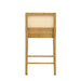 Tobias - Coastal Modern Wood Counter Height Kitchen Bar Stool - Simple Home Plus