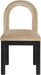 Conrad - Velvet Dining Chair With Black Legs - Simple Home Plus