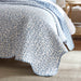 Darcy - 3 Piece Print Quilt Set - Blue - Simple Home Plus