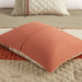 Greer - 7 Piece Color Block Stripe Comforter Set With Throw Pillows - Orange - Simple Home Plus
