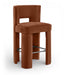 Zuno - Velvet Performance Fabric Upholstered Bar Stool (Set of 2) - Simple Home Plus