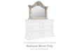 Bruchandi - Bedroom Mirror - Antique White - Simple Home Plus