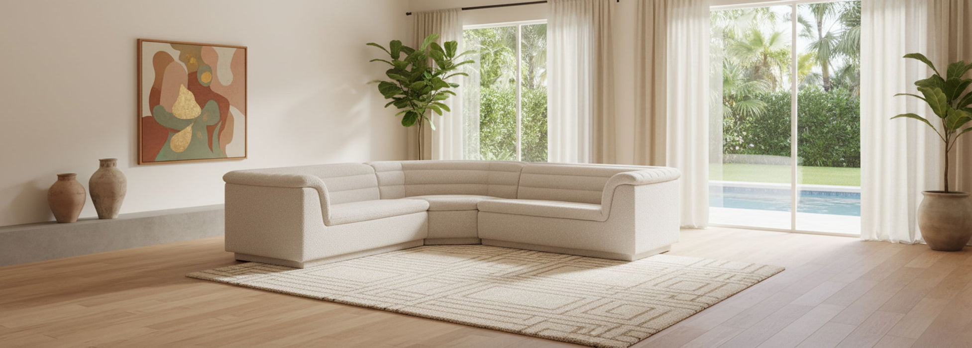 Cascade - Boucle Modular Sectional - Simple Home Plus