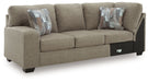 Newellen - LAF Sofa With Corner Wedge - Beige - Simple Home Plus