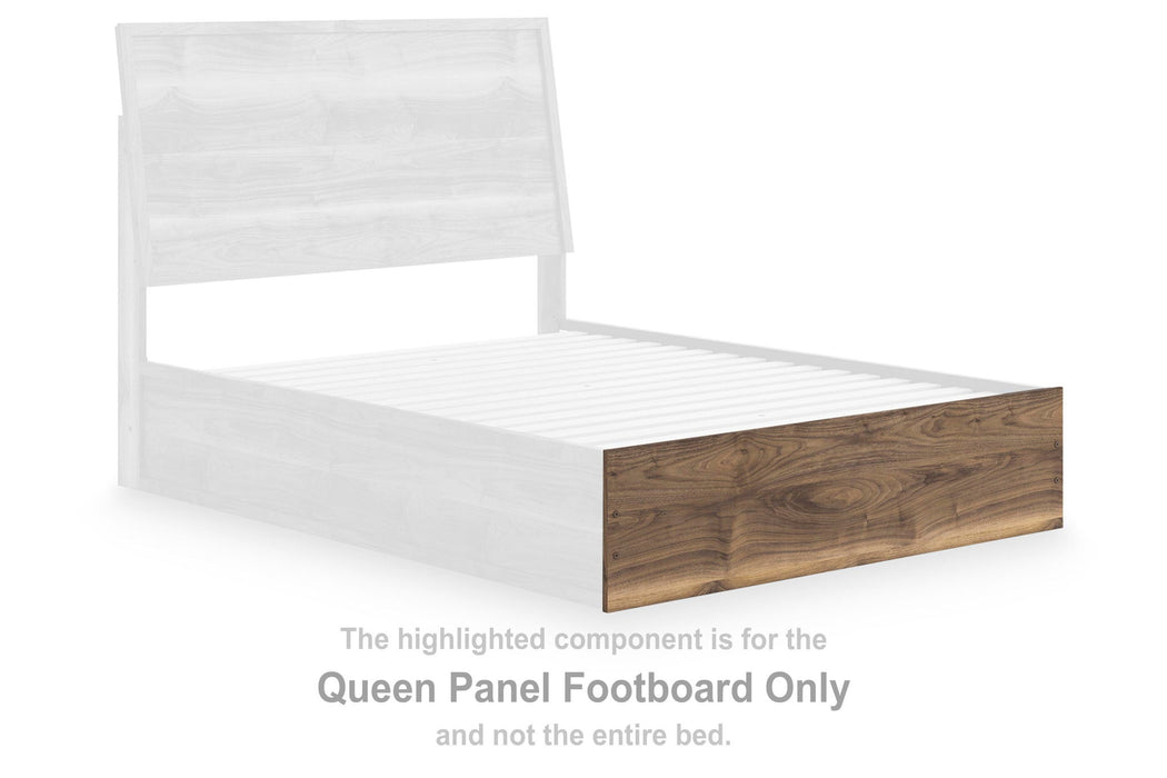 Chirason - Queen Panel Footboard - Brown - Simple Home Plus