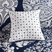 Vienna - Queen 7 Piece Printed Comforter Set - Indigo - Simple Home Plus