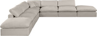 Comfy - 7 Piece Linen Modular Corner Sectional - Simple Home Plus