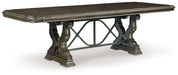Maylee - Dark Brown - Dining Extension Table - Simple Home Plus
