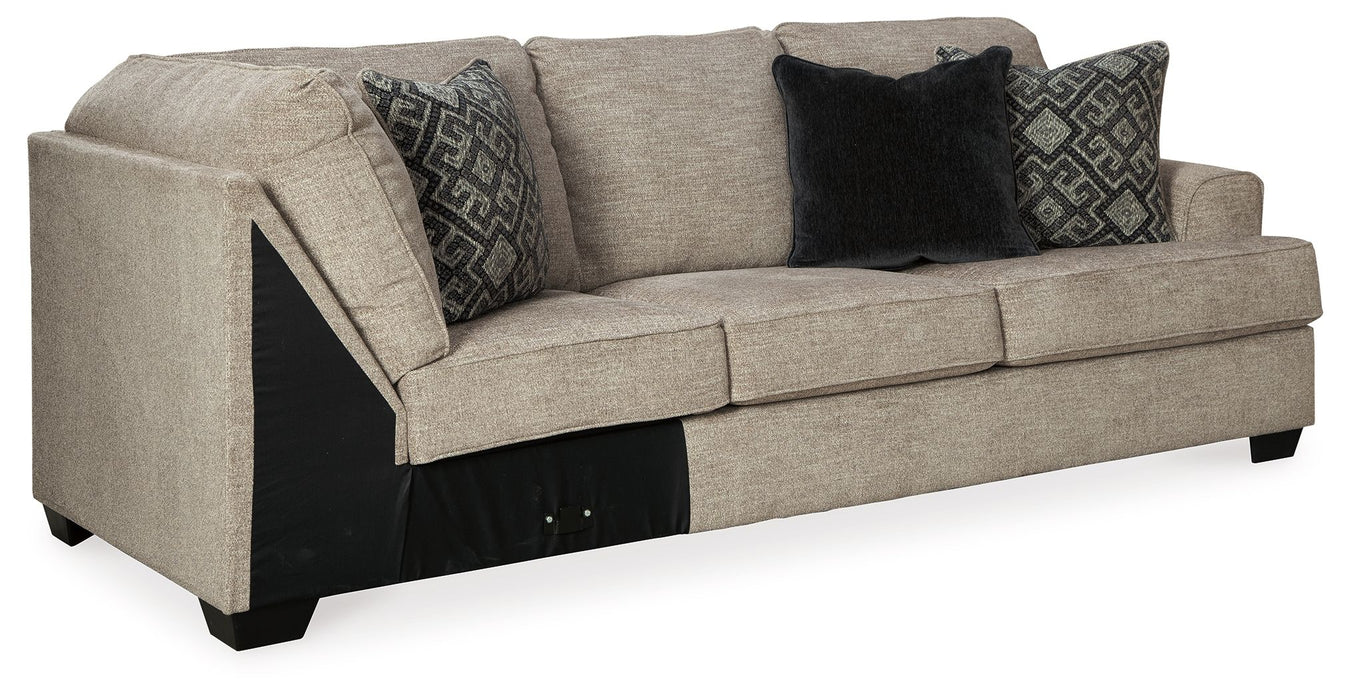 Bovarian - RAF Sofa w/Corner Wedge - Stone - Simple Home Plus