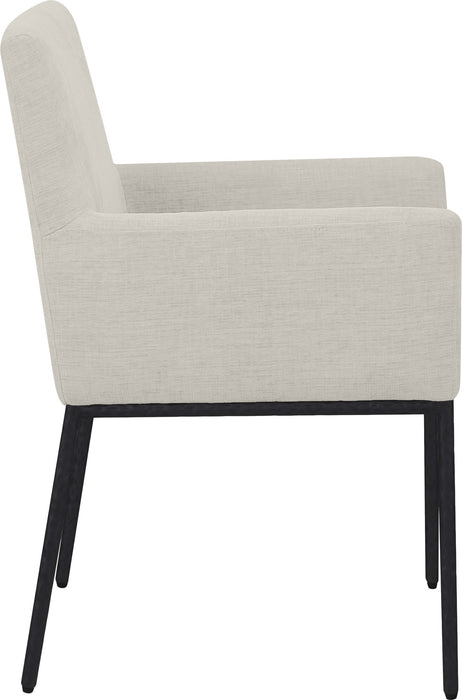 Reeves - Dining Chair With Black Legs (Set of 2) - Simple Home Plus