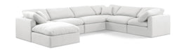 Indulge - Linen 7 Piece Modular Sectional - White - Simple Home Plus
