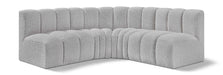 Arc - Boucle Fabric 4 Piece Corner Modular Sofa - Simple Home Plus