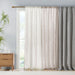 Kyler - Linen Blend Light Filtering Curtain Panel Pair - White - Simple Home Plus
