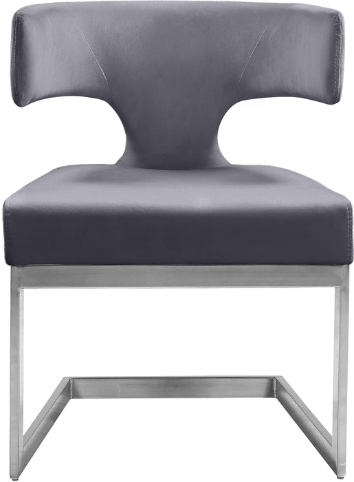 Alexandra - Dining Chair with Chrome Legs - Simple Home Plus