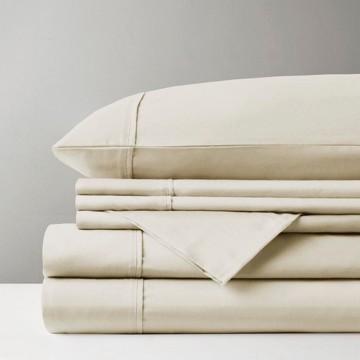 Queen 800 Thread Count Sheet Set - Ivory - Simple Home Plus