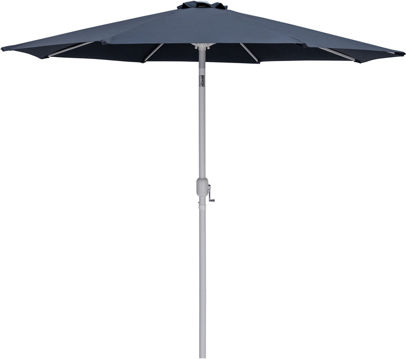 Fiji - Aluminum Patio Umbrella With Square Black And White Base - Simple Home Plus