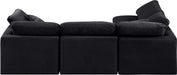 Indulge - Velvet 4 Piece Modular Sectional - Simple Home Plus