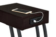 Troy - 1-Drawer C-Shaped Side Table Power Outlet - Simple Home Plus