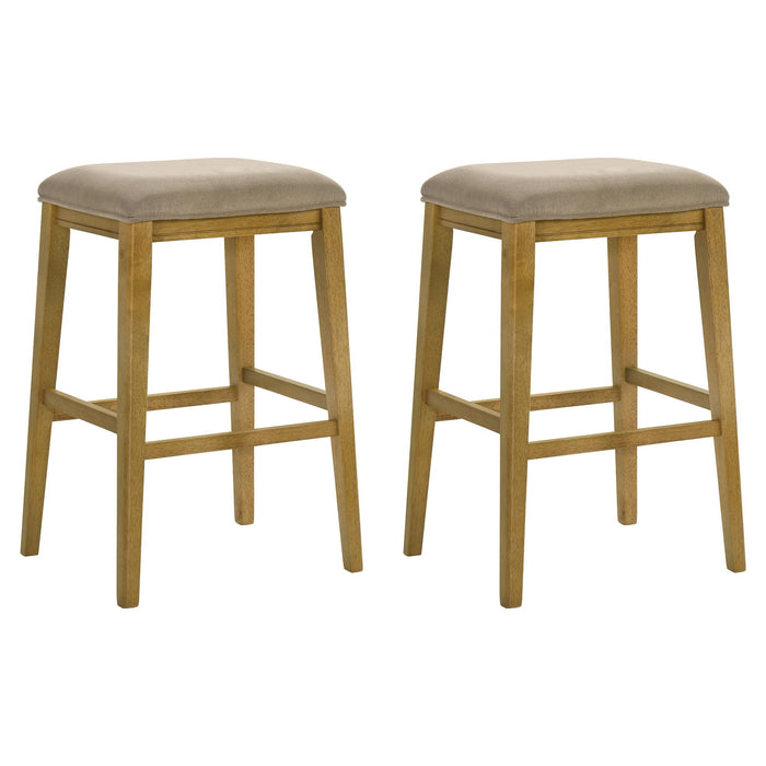Jane - Contemporary Transitional Wood Bar Height Kitchen Bar Stool - Simple Home Plus