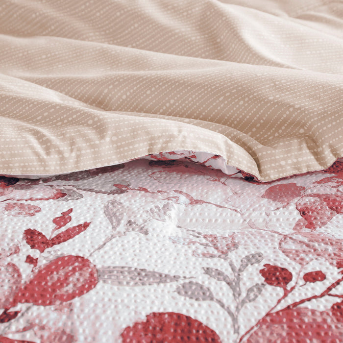 Gabrielle - King Comforter Mini Set - Pink - Simple Home Plus