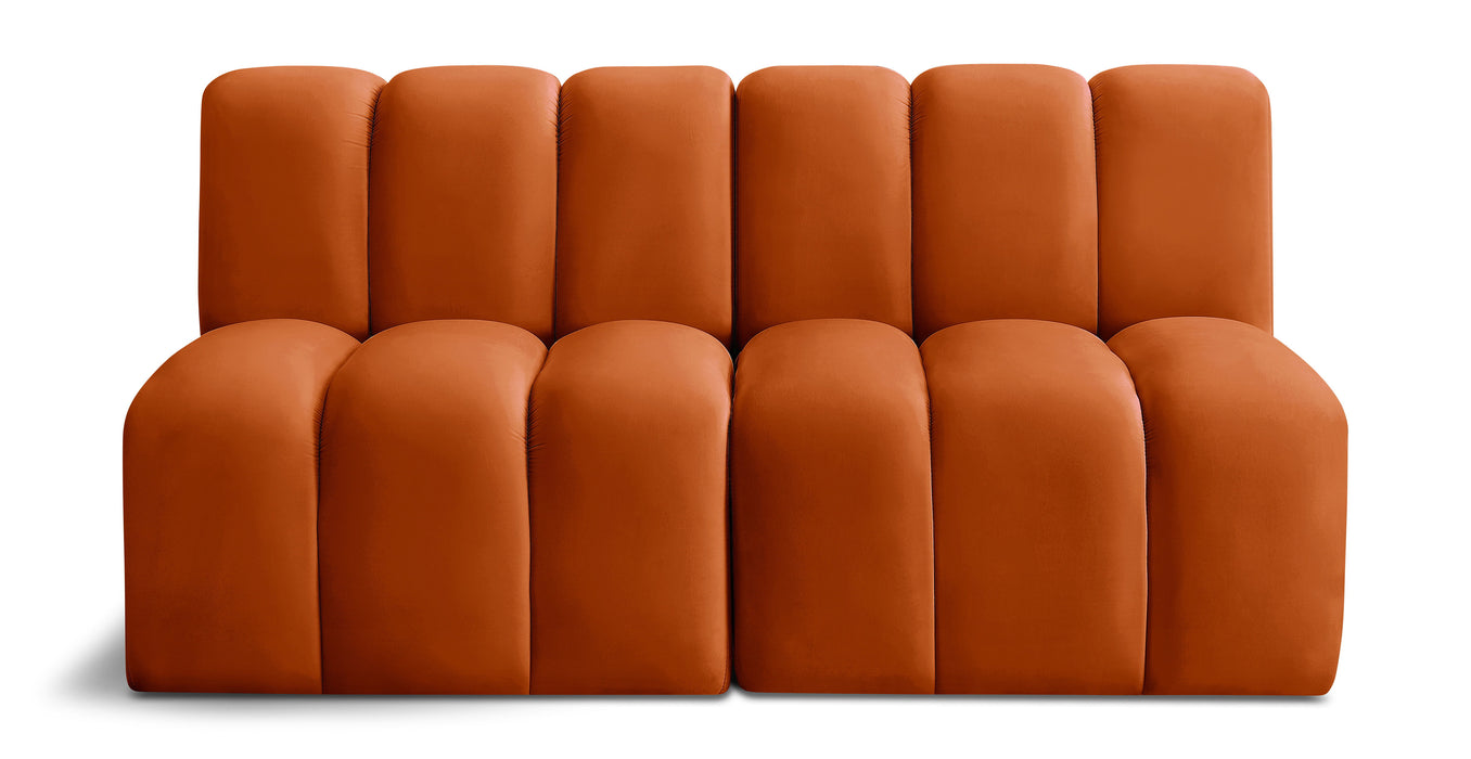 Arc - Velvet 2 Seats Modular Sofa - Simple Home Plus