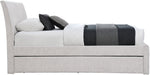 Myles - Chenille Twin Trundle Bed - Simple Home Plus