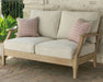 Clare View - Beige - Loveseat w/Cushion - Simple Home Plus