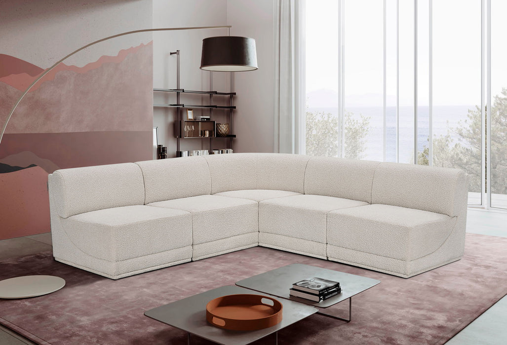 Ollie - 5 Piece Modular Sectional - Simple Home Plus