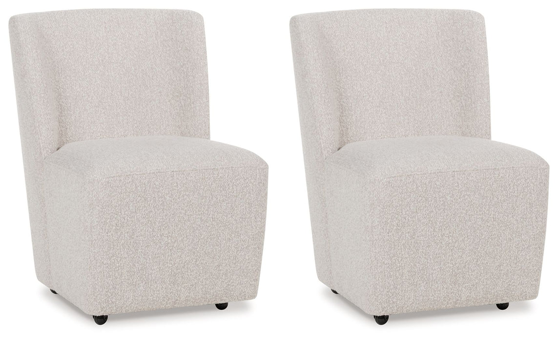 Bracken - Soft Gray - Dining Upholstered Side Chair (Set of 2) - Simple Home Plus