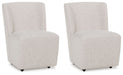 Bracken - Soft Gray - Dining Upholstered Side Chair (Set of 2) - Simple Home Plus