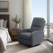 Dakota - Power Recliner 3-in-1 With Swivel, Glider, USB Ports - Gray - Simple Home Plus