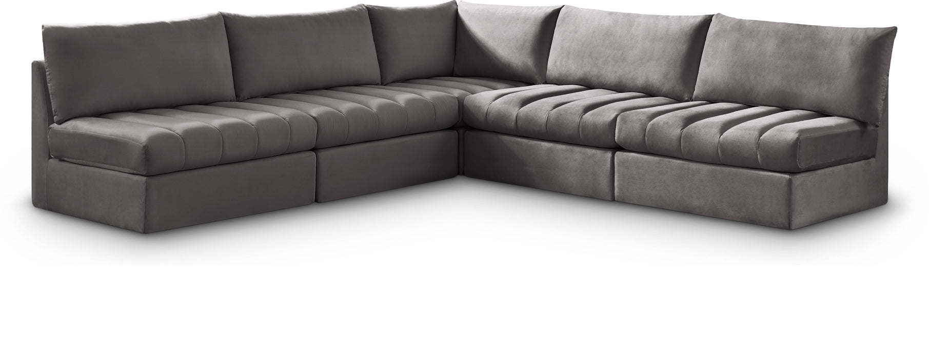 Jacob - Modular Corner Armless Sectional 5 Piece - Simple Home Plus