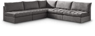 Jacob - Modular Corner Armless Sectional 5 Piece - Simple Home Plus