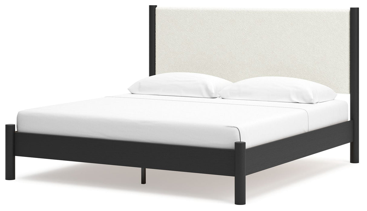 Cadmori - Upholstered Panel Bed - Simple Home Plus
