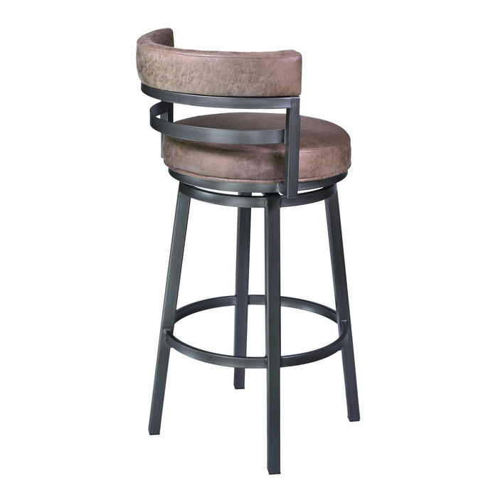 Madrid - Swivel Bar Stool - Mineral - Simple Home Plus