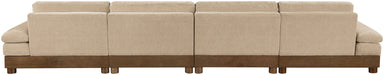 Turin - Chenille Fabric Upholstered Modular Sectional - Beige - Simple Home Plus