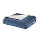 Elma - Oversized Textured Throw - Blue - Simple Home Plus