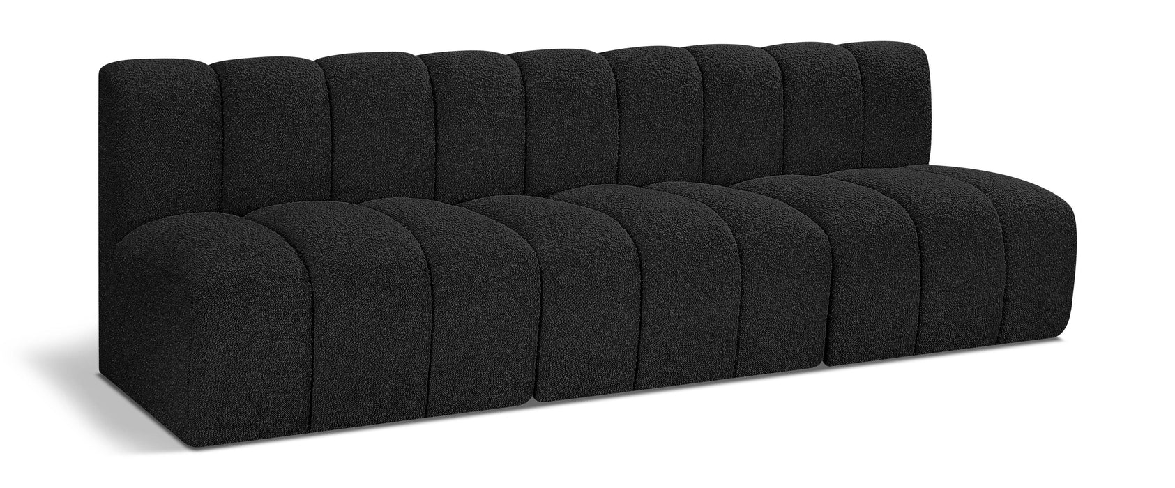 Arc - Boucle Fabric 3 Seats Modular Sofa - Simple Home Plus