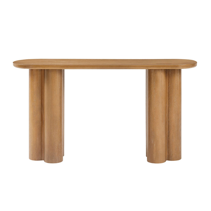 Benji - Oval Console Table - Natural