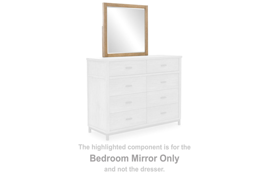 Tomtyn - Bedroom Mirror - Light Brown - Simple Home Plus