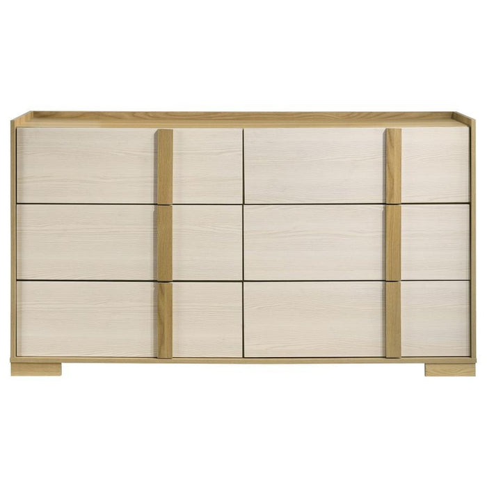 Hyland - 6-Drawer Dresser - Natural - Simple Home Plus