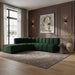 Arc - Boucle Fabric 5 Piece Corner Modular Sofa - Simple Home Plus